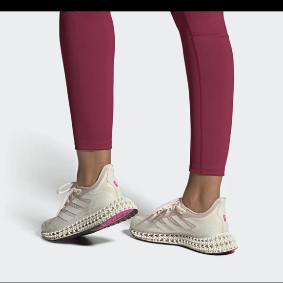 - Adidas 4DFWD 2 W Women Running Shoes Wonder Quartz / Lucid Fuchsia new - Picture 2 of 6
